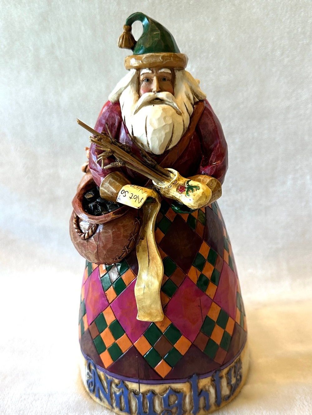 Heartwood Creek Jim Shore Hand Painted Resin Santa Figurine